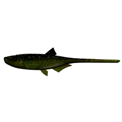 Libra Lures Kraken Shad4"  132 Motor Oil Green No